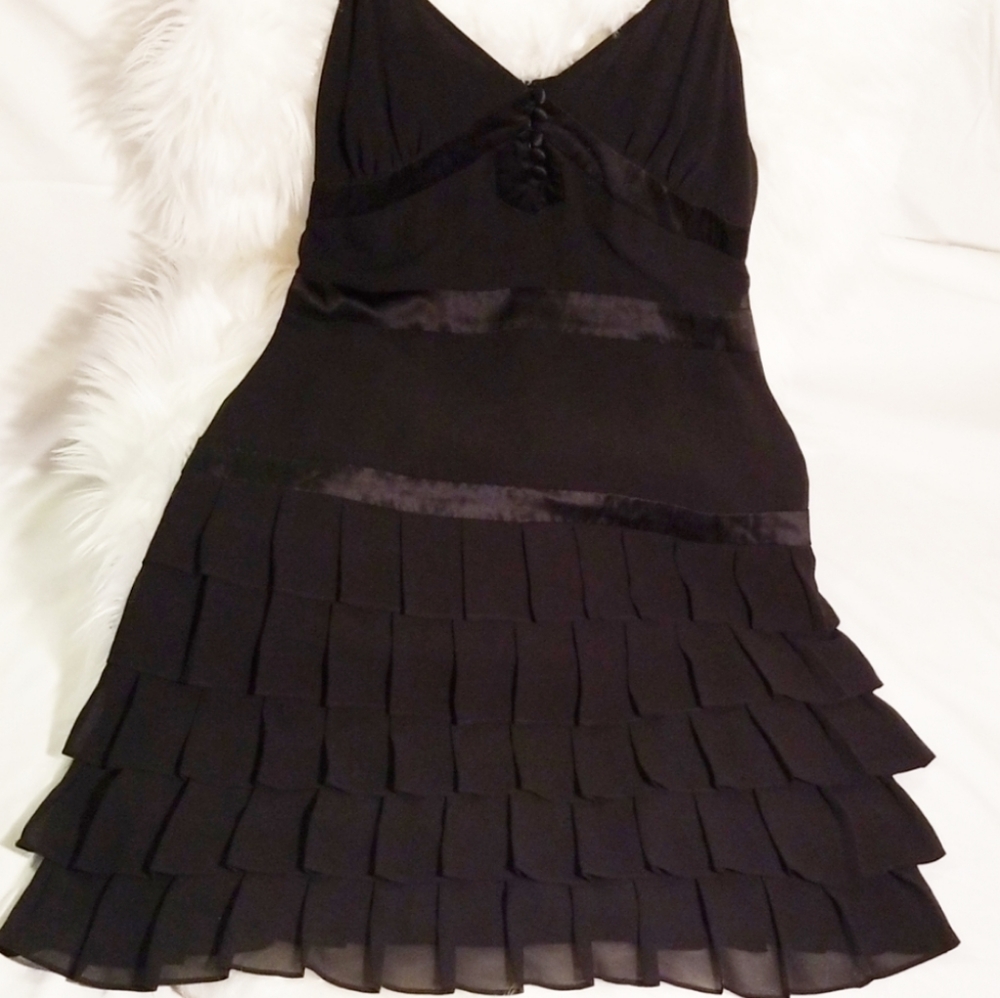French Connection Pleated Midi Dress